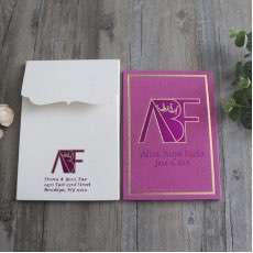 Invitation Card With Velvet Holder Modern Invitation Card Customized